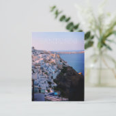 Santorini Postkarte (Stehend Vorderseite)
