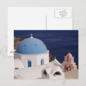 Santorini Postkarte (Vorne/Hinten)