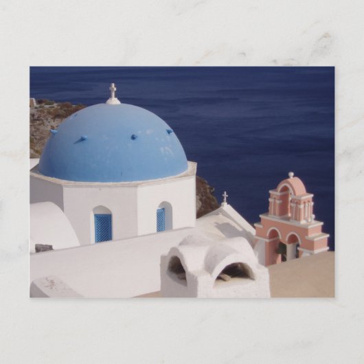 Santorini Postkarte (Vorderseite)