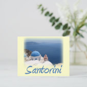Santorini Postkarte (Stehend Vorderseite)