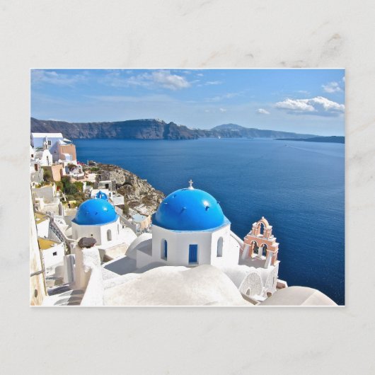 Santorini Postkarte (Vorderseite)