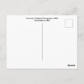 Santorini Postkarte (Rückseite)