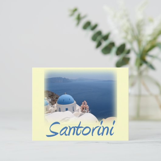Santorini Postkarte (Stehend Vorderseite)