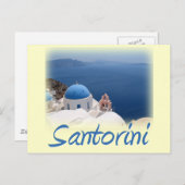 Santorini Postkarte (Vorne/Hinten)