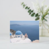 Santorini Postkarte (Stehend Vorderseite)