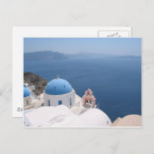 Santorini Postkarte (Vorne/Hinten)