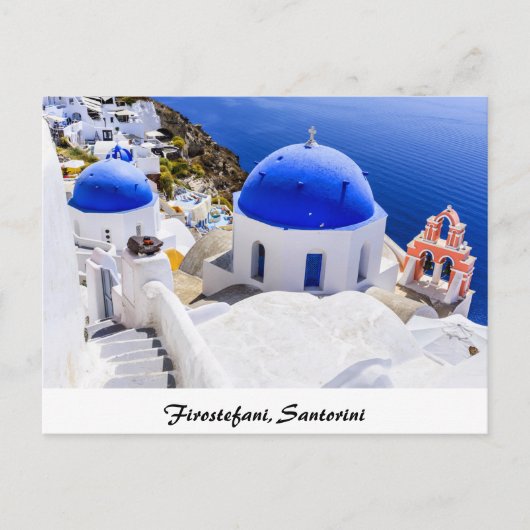 Santorini Postkarte (Vorderseite)