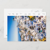 Santorini Postkarte (Vorne/Hinten)