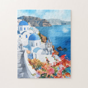 Santorini Puzzle Escape"