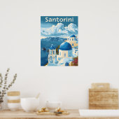 Santorini Reisen Poster (Küche)