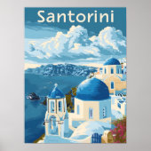 Santorini Reisen Poster (Vorne)