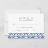 Santorini RSVP-Karte | Lapis RSVP Karte (Vorderseite)