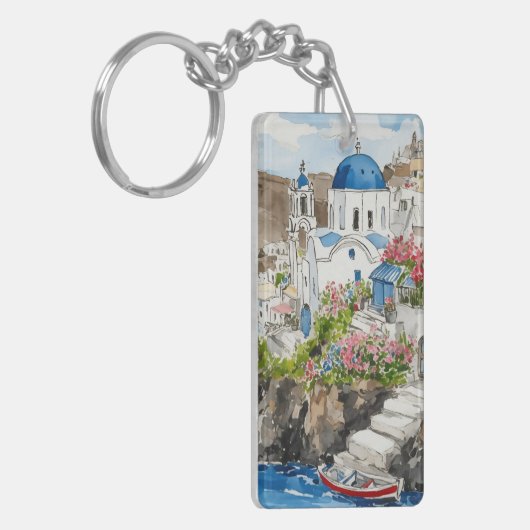 Santorini Schlüsselanhänger (Vorderseite links)
