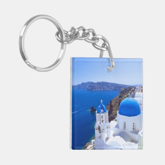 Santorini Schlüsselanhänger (Vorderseite links)