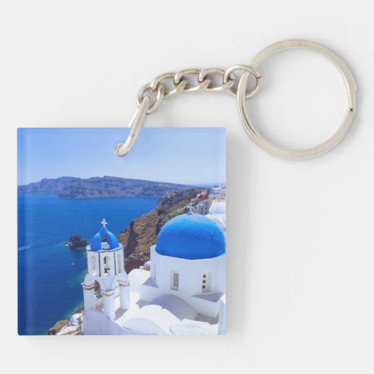 Santorini Schlüsselanhänger (Rückseite)