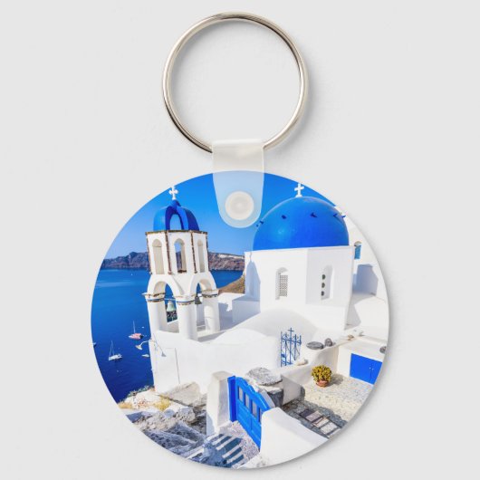 Santorini-Schlüsselanhänger Schlüsselanhänger (Vorderseite)