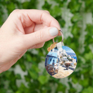 Santorini-Schlüsselanhänger Schlüsselanhänger