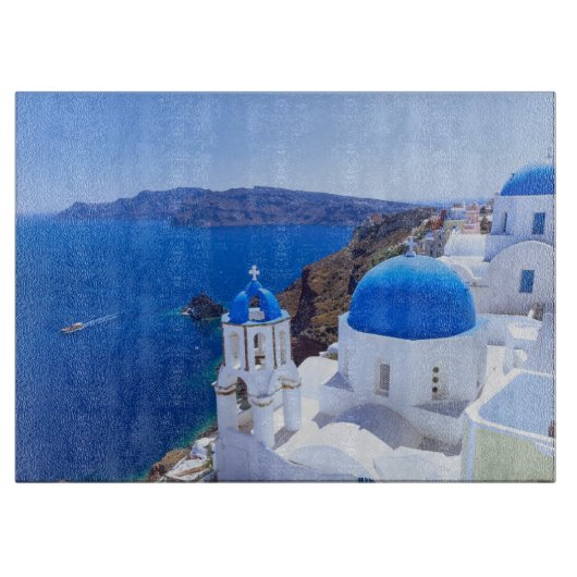 Santorini Schneidebrett (Vorderseite)