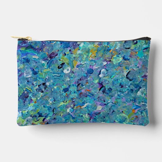 Santorini Sea Glass Accessory Pouch Zubehörtasche (Vorderseite)