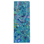 Santorini Seaglass Weinbeutel Geschenktüte Für Weinflaschen (Rückseite)