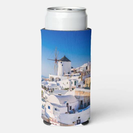 Santorini Selters Dosenkühler (Seltzer Rückseite)
