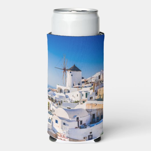 Santorini Selters Dosenkühler (Seltzer Vorderseite)
