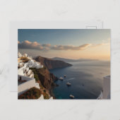 Santorini Sunset Bliss Postkarte (Vorne/Hinten)