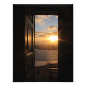 Santorini Sunset Fotodruck (Vorne)