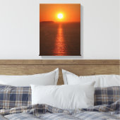 Santorini Sunset - Griechische Insel - Leinwanddruck (Insitu (Schlafzimmer))