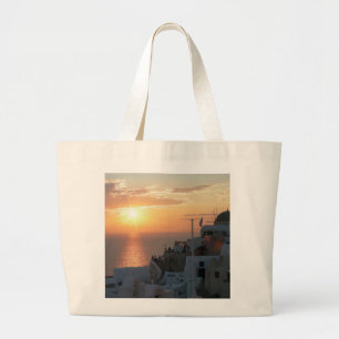 Santorini Sunset Jumbo Tasche