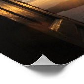 Santorini Sunset Poster (Ecke)