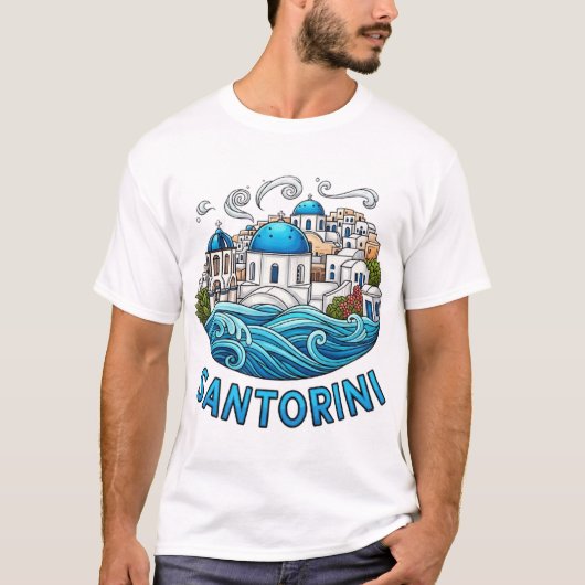SANTORINI T - SHIRT (Vorderseite)