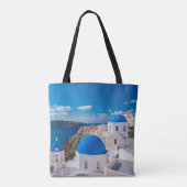 Santorini Tasche Griechenland Themed Bag Souvenir (Rückseite)