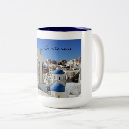 Santorini Tasse (VorderseiteRechts)