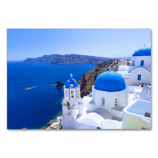 Santorini Tischnummer (Vorderseite)