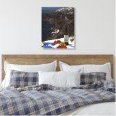 Santorini-Traum Leinwanddruck (Insitu (Schlafzimmer))