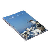Santorini Travel Journal Notizblock (Rechte Seite)