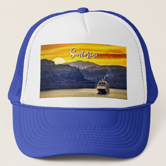 Santorini Truckerkappe (Vorderseite)