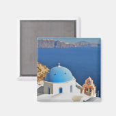 Santorini von Oia Magnet (Vorderseite/Rückseite)