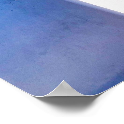 Santorini Wall Art Poster (Ecke)