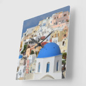 Santorini Wall Uhr (Winkel)