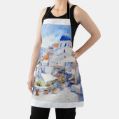 Santorini Watercolor Schürze (InSitu)
