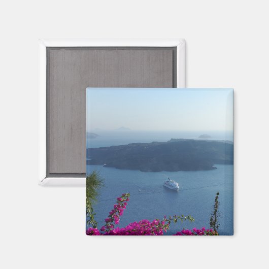 Santorini Waters Magnet (Vorderseite/Rückseite)