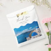 Santorini Wedding Foto Personalisiert Griechenland Geschenktütchen (Versiegelt)