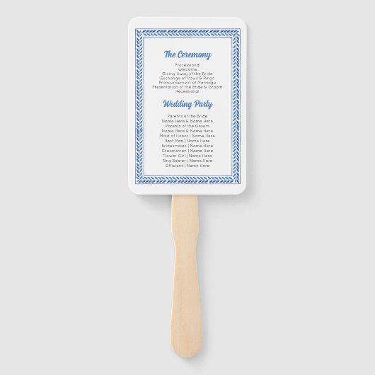 Santorini Wedding Menü Programm Griechenland Griec Fächer (Rückseite)