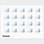 Santorini Wedding Stickers Griechenland Labels (Blatt)