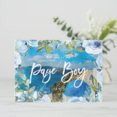 santorini werden Sie meine Seite Junge Vorschlag K Dankeskarte (Stehend Vorderseite)