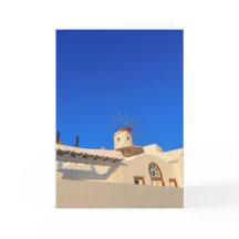 Santorini Windmill Oia Griechenland Fotografie