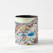 Santorini, wo jeder Augenblick leuchtet Tasse (Zentrum)