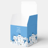 Santorini Zielort Griechische Insel Hochzeit Geschenkschachtel (Geöffnet)